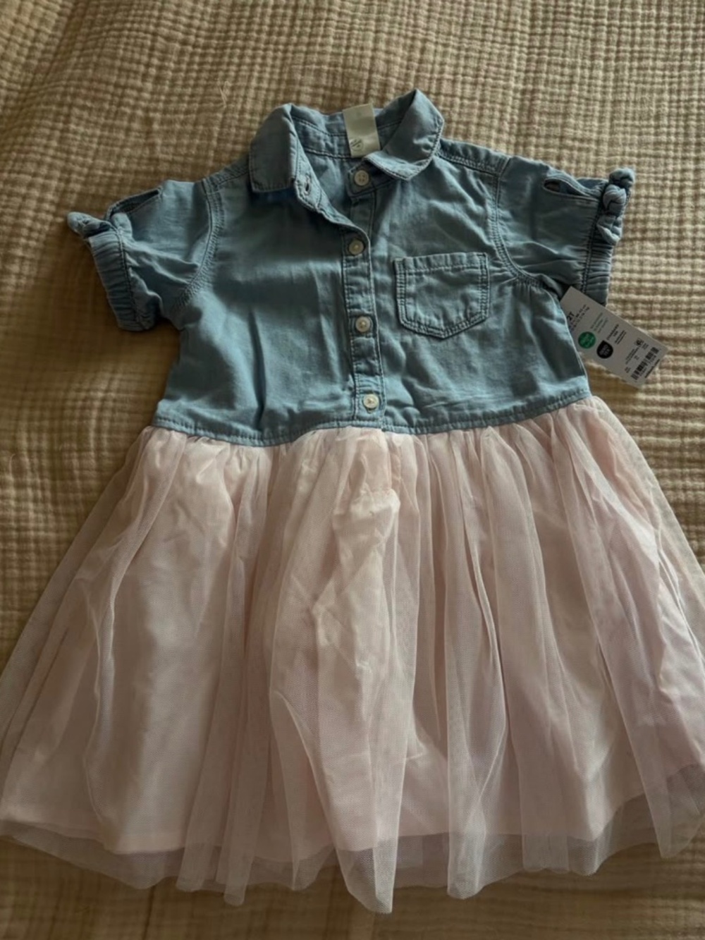 Oshkosh Toddler Girl Denim Shirt Dress